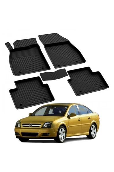 YEO OPEL VECTRA C 2004-2008 Model Yılları İçin Uyumlu Yeo 4D Havuzlu Paspas Takımı
