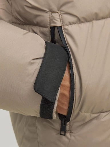 Jack Jones Erkek  Jcootis Puffer Sn Krem Günlük Mont 12239001KR - 4