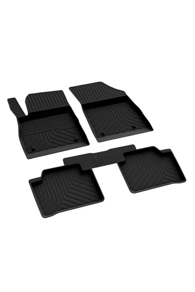 YEO  NISSAN MICRA 2016-2024 Model Yılları İçin Uyumlu Yeo 4D Havuzlu Paspas Takımı - Resim 2