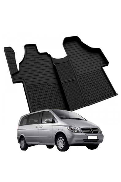 YEO  MERCEDES VITO W639 2004-2014 Model Yılları İçin Uyumlu Yeo 4D Havuzlu Paspas Takımı