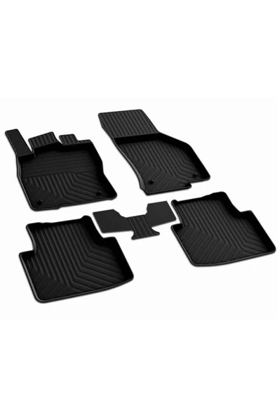 YEO  SKODA KAMIQ 2019-2024 Model Yılları İçin Uyumlu Yeo 4D Havuzlu Paspas Takımı - Resim 2