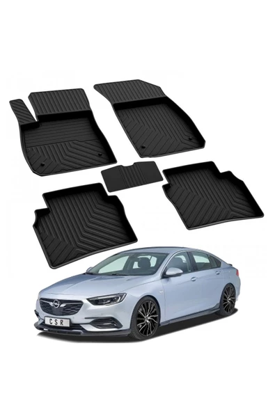YEO  OPEL INSIGNIA 2 2017-2024 Model Yılları İçin Uyumlu Yeo 4D Havuzlu Paspas Takımı