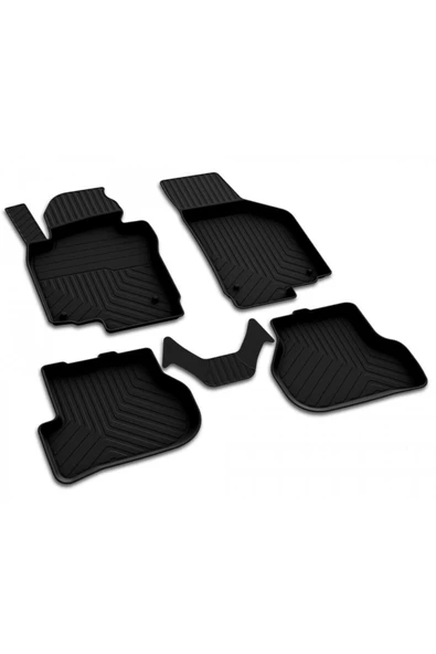 YEO  Audi A3 2004-2012 Model Yılları İçin Uyumlu Yeo 4D Paspas Takımı - 1