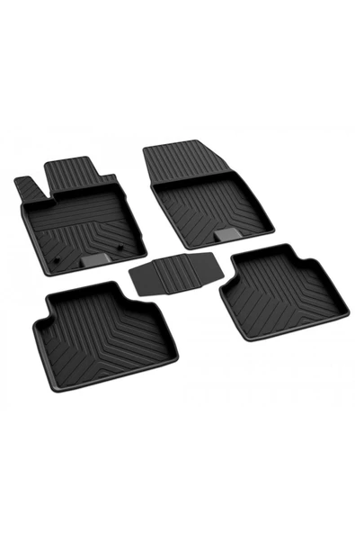 YEO  HYUNDAİ TUCSON 2 2009-2015 Model Yılları İçin Uyumlu Yeo 4D Havuzlu Paspas Takımı - Resim 2