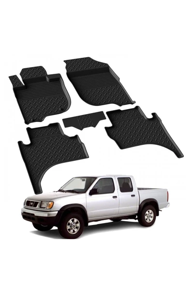 YEO  NISSAN NP300 PICKUP SKYSTAR 1998-2015 Model  Yılları İçin Uyumlu Yeo 4D Havuzlu Paspas Takımı ürün görseli 1