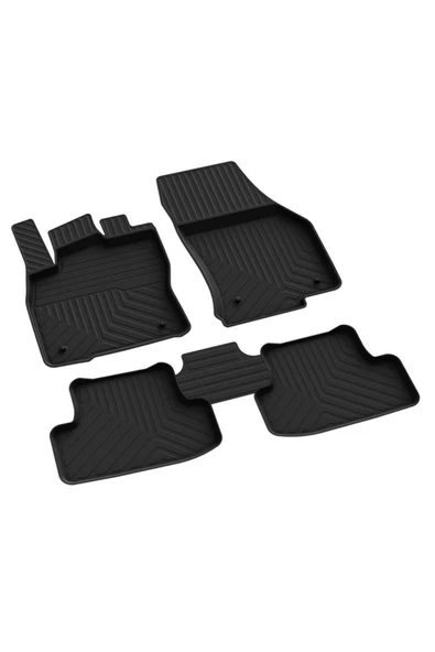 YEO  SEAT IBIZA 5 2017-2024 Model Yılları İçin Uyumlu Yeo 4D Havuzlu Paspas Takımı - 2