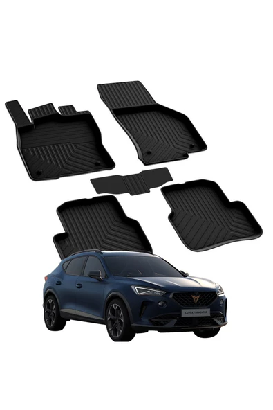 YEO  CUPRA FORMENTOR SERİSİ 2020-2024  Model Yılları İçin Uyumlu Yeo 4D Paspas Takımı