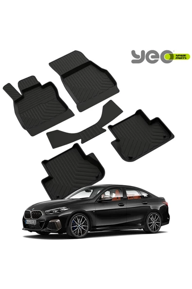 YEO  BMW 2SERİSİ F44 2019-2024  Model Yılları İçin Uyumlu Yeo 4D Paspas Takımı ürün görseli 1