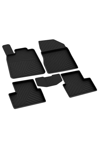 YEO  DS  DS7 CROSSBACK 2017-2024 Model Yılları İçin Uyumlu Yeo 4D Havuzlu Paspas Takımı - Resim 2