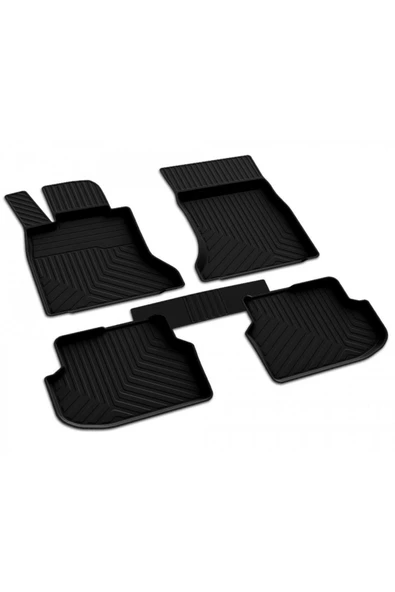 YEO  BMW 5 SERİSİ F10 2010-2013 Model Yılları İçin Uyumlu Yeo 4D Paspas Takımı - 2