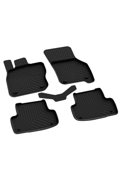 YEO Audi A3 2020-2024 Model Yılları İçin Uyumlu Yeo 4D Paspas Takımı - 2