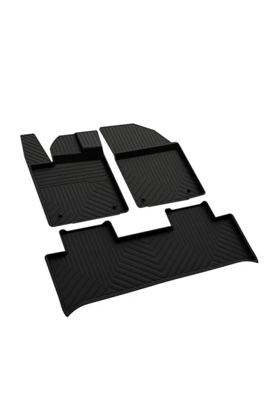 YEO  Togg T10x 2023-2024 Model Yılları İçin Uyumlu Yeo 4D Havuzlu Paspas Takımı - 2