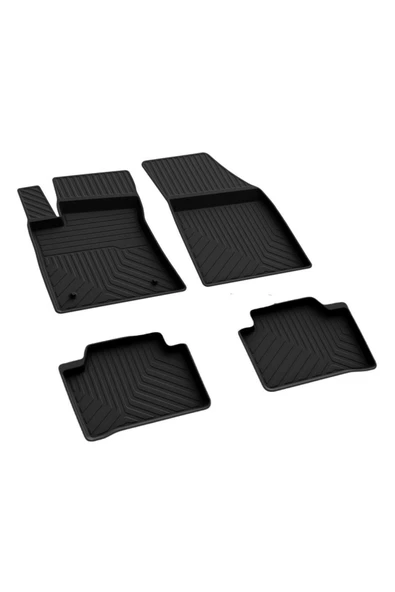 YEO DACIA JOGGER 2022-2024 Model Yılları İçin Uyumlu Yeo 4D Havuzlu Paspas Takımı - 2