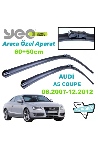 YEO  Audi A5 Coupe Aeroflex Silecek Takımı 2006-2007 ürün görseli 1