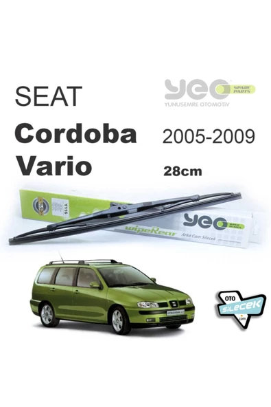 YEO  Seat Cordoba Vario Arka Silecek 1997-2003 - Resim 2