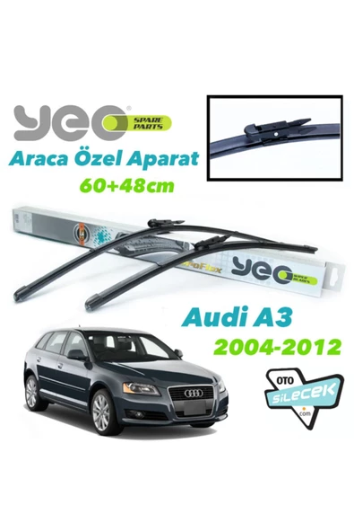 YEO  Audi A3 Silecek Takımı 2004-2012 ürün görseli 1
