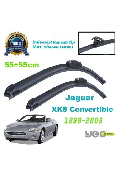 YEO Jaguar Xk 8 Convertible Aeroflex Muz Silecek Takımı