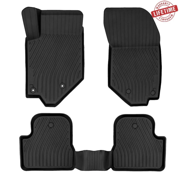 Rizline Premium Opel Corsa F 2019 Sonrası Havuzlu Paspas Siyah ürün görseli