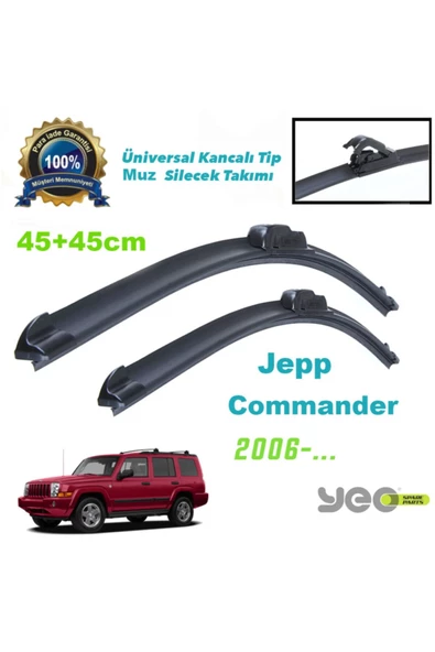 YEO  Jeep Commander Aeroflex Muz Silecek Takımı ürün görseli 1