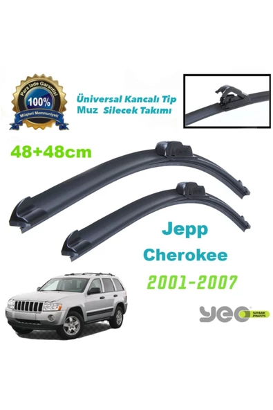 YEO  Jeep Cherokee Aeroflex Muz Silecek Takımı ürün görseli 1