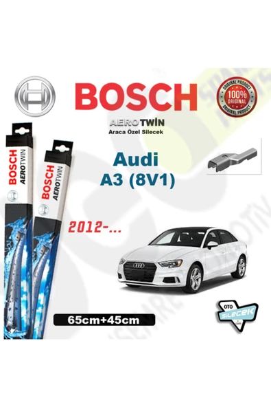 Bosch  Audı A3 Aerotwin Silecek Takımı 2012- ürün görseli 1