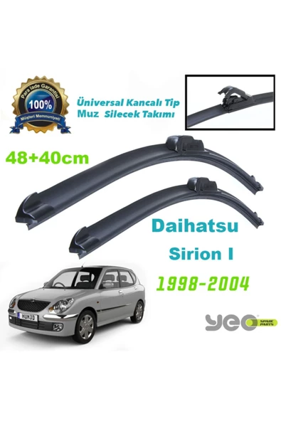 YEO  Daihatsu Sirion I Aeroflex Muz Silecek Takımı