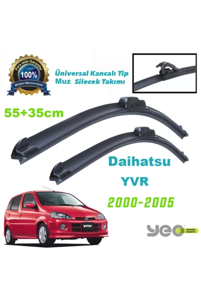 YEO  Daihatsu Yrv Aeroflex Muz Silecek Takımı 2000-2005 ürün görseli 1
