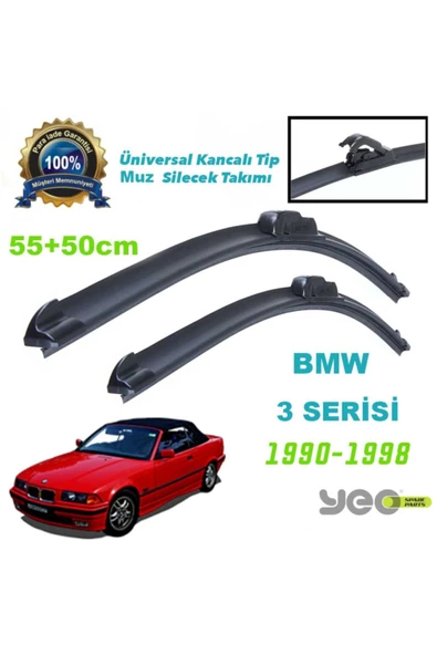 YEO  Bmw 3 Serisi 1990-1998 Aeroflex Muz Silecek Takımı