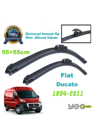 YEO  Fiat Ducato Aeroflex Muz Silecek Takımı 1994-2011 ürün görseli 1