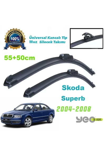 YEO  Skoda Superb Aeroflex Muz Silecek Takımı