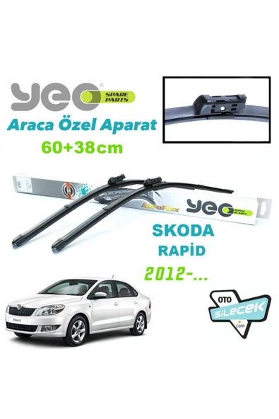 YEO  Skoda Rapid Silecek Takımı 2012-... ürün görseli 1