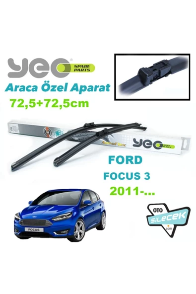 YEO  Ford Focus 3 Silecek Takımı 2011-... ürün görseli 1