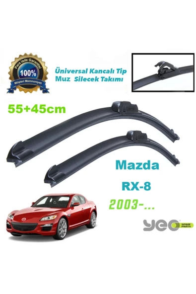 YEO  Mazda Rx-8 Aeroflex Muz Silecek Takımı ürün görseli 1