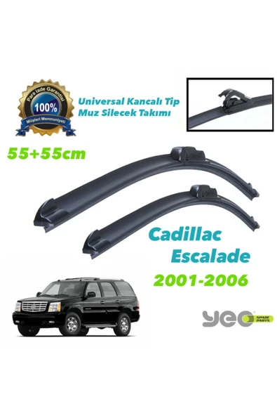 YEO  Cadillac Escalade Aeroflex Muz Silecek Takımı ürün görseli 1