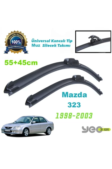 YEO  Mazda 323 Sedan Aeroflex Muz Silecek Takımı ürün görseli 1