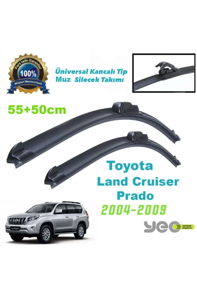 YEO  Toyota Land Cruiser Prado (2004-2009) Muz Silecek Takımı Aeroflex