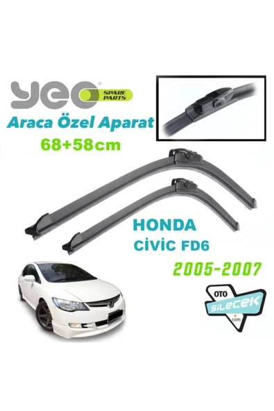 YEO  Honda Civic Fd6 Silecek Takımı 2005-2007 Aeroflex ürün görseli 1