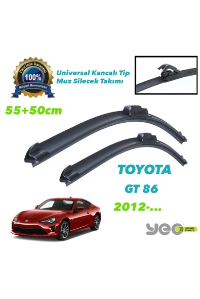 YEO  Toyota Gt 86 Aeroflex Muz Silecek Takımı ürün görseli 1