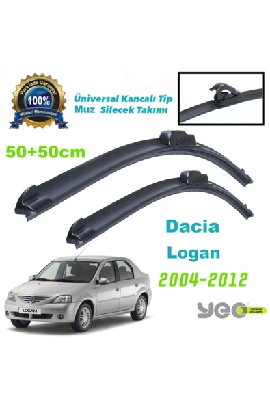 YEO  Dacia Logan Aeroflex Muz Silecek Takımı ürün görseli 1