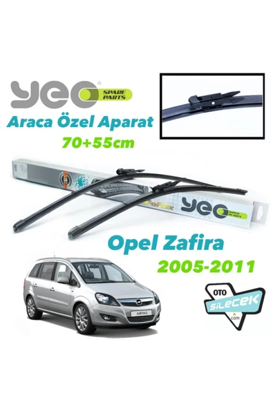YEO  Opel Zafira Silecek Takımı 2005-2011 ürün görseli 1