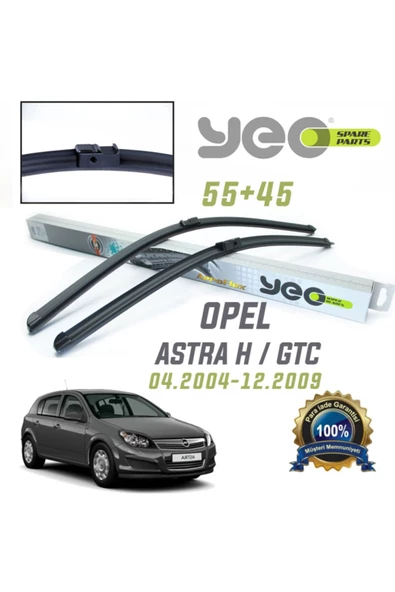 YEO  Opel Astra H / Gtc Silecek Takımı 2004-2013