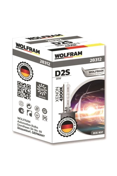 FESAN  Wolfram D2s 4300k Oem Xenon Far Ampulü Fazla Işık Made In Germany