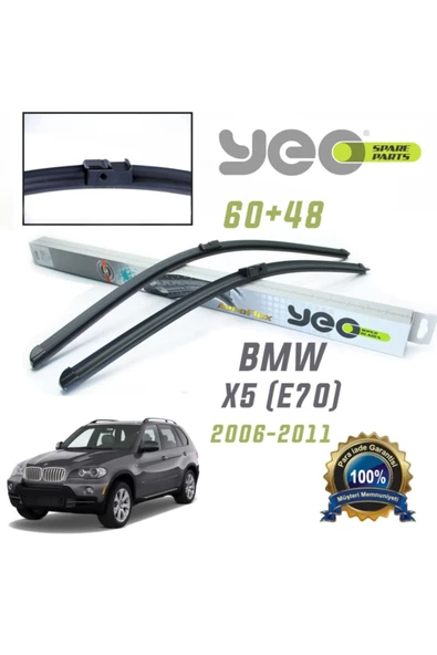 YEO  Bmw X5 (e70) Silecek Takımı 2006-2011 ürün görseli 1