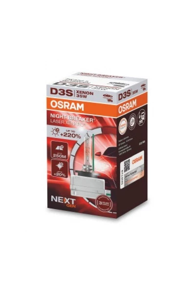 Osram  D3S NIGHT BREAKER LASER XENARC %220 DAHA FAZLA IŞIK