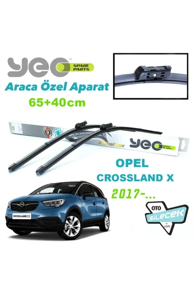 YEO  Opel Crossland X Silecek Takımı 2017 ürün görseli 1