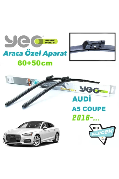 YEO  Audi A5 Coupe Silecek Takımı 2016-.. ürün görseli 1