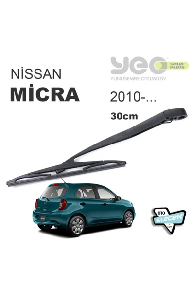 YEO  Nissan Micra Arka Silecek Kolu Set 2010-... ürün görseli 1