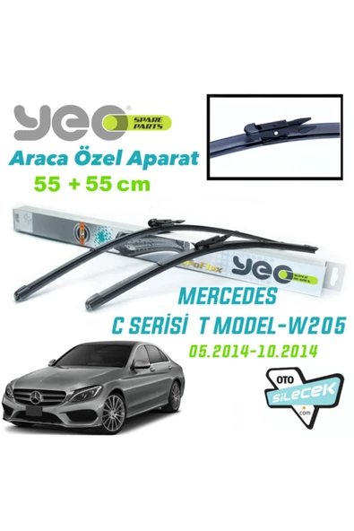 YEO  Mercedes C Serisi T-model Silecek Takımı 2014 ürün görseli 1