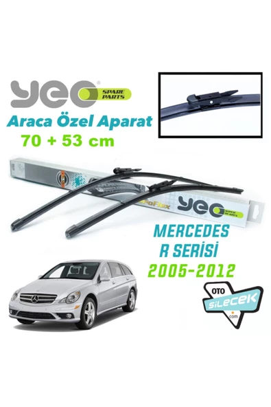 YEO  Mercedes R Serisi Ön Silecek Takımı 2005-2012 Aeroflex ürün görseli 1