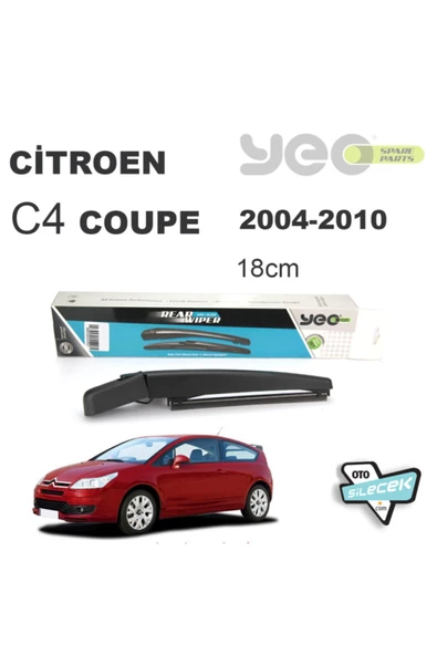 YEO  Citroen C4 Coupe Hb Arka Silecek Kolu Ve Süpürgesi 2004-2010 - Resim 4